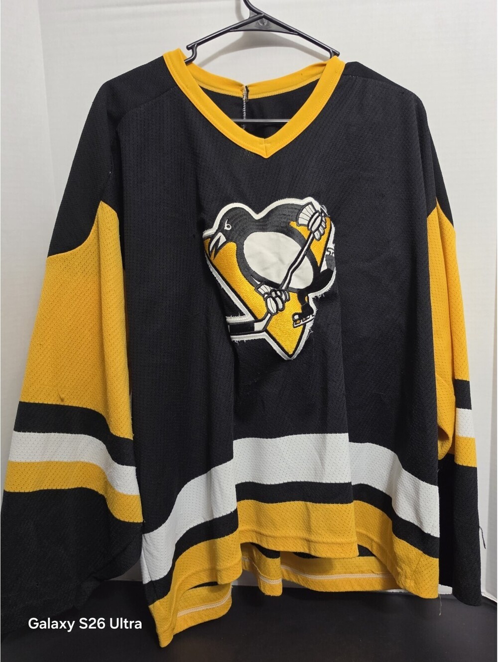 Vintage 80-90s CCM NHL Pittsburgh Penguins Happy Gilmore  Penguin Jersey Mens L